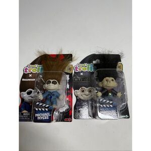 Good Luck Trolls Frankenstein / Michael Myers Trolls Doll Set of 2 New